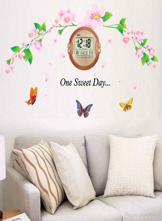 Ajanta Quartz ساعة حائط/طاولة رقمية دائرية من أجانتا كوارتز (26.5 سم × 26.5 سم، ذهبية، ODC-110) مصنوعة من البلاستيك - Image 2